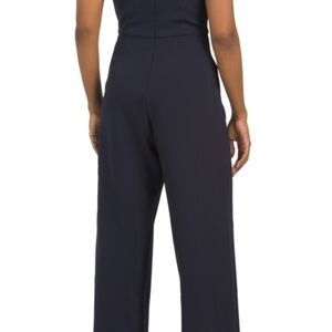 JULIA Jordan halter neck Navy jumpsuit with pockets